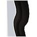 Specchio Da Parete Teddy Wavy In Bouclé Nero 67x166 Cm - Foto miniatura 4
