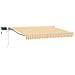 Cornice per Tenda Manuale con LED Giallo e Bianco 3,5 x 2,5 m - Foto miniatura 1
