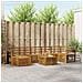 Set divani 8 pcs Naturale Legno di Acacia Massello - Foto miniatura 2