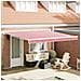 Tenda Retrattile Rosso e Bianco 400 × 350 cm - Foto miniatura 2