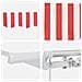 Tenda Retrattile Rosso e Bianco 400 × 350 cm - Foto miniatura 8