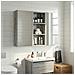 Armadio da bagno a muro Sonoma grigia 30 x 14 x 70 cm - Foto miniatura 4