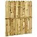 Cancello da giardino 100 x 125 cm Legno Massello di Pino Verde - Foto miniatura 1