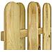 Cancello da giardino 100 x 125 cm Legno Massello di Pino Verde - Foto miniatura 4