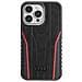 Custodia In Pelle Naturale Audi Con Magsafe, Per Iphone 14 Pro Max - Nero E Rosso - Foto miniatura 1