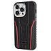 Custodia In Pelle Naturale Audi Con Magsafe, Per Iphone 14 Pro Max - Nero E Rosso - Foto miniatura 2