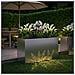 Vaso da giardino Argento 100 x 30 x 49 cm Acciaio zincato - Foto miniatura 3