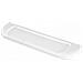 Mensola in ABS con doppio fissaggio arredo bagno bianco 50cm - Foto miniatura 4