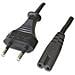ICOC 02-NC-IT05 - Cavo alimentazione C7 a italiana 0,5 m Nero - Foto miniatura 1