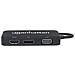 IADAP USBC-MULTI - Adattatore USB-C 4 in 1 a DP / HDMI / DVI / VGA Nero - Foto miniatura 4