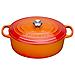 Casseruola Ovale Ghisa 29cm Evolution Arancio Cocotte - Foto miniatura 1