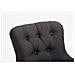 Sgabello Design Chesterfield Lakewood Antico-Scuro I Sgabello Alto Vintage in Tessuto I Sgabello Bar Design in Legno H 74 CM Nero - Foto miniatura 4