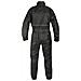 Antipioggia Completo Tuta Impermeabile Intera Moto Scooter Custom Quad Nero Xxl - Foto miniatura 3