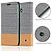 Custodia Compatibile Con Nokia Lumia 630 In Grigio Chiaro Marrone - Coperchio Protettiva Con Chiusura Magnetica, Funzione Stand E Tasca Per Le Carte - Foto miniatura 5