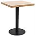 Tavolo Da Bistrot Marrone Chiaro 60x60 Cm In Mdf - Foto miniatura 1