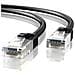 30m Di Rete Ethernet Patch Cable Esterni Impermeabile Cat6 Awg24 Cca Utp Rj45 Colore Nero (30 Metri)  - Foto miniatura 1