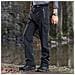 Pantaloni Libero Soldato Walking Per Gli Uomini Invernali Impermeabili Pantaloni Outdoor Trekking Pantaloni Softshell Pile Giacca Con Shorty (nero 32)  - Foto miniatura 3