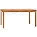 Tavolo da Pranzo per Giardino 160x80x77 cm in Massello di Teak - Foto miniatura 1