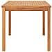 Tavolo da Pranzo per Giardino 160x80x77 cm in Massello di Teak - Foto miniatura 3