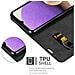 Custodia Compatibile Con Samsung Galaxy A32 5g In Nero Di Notte - Coperchio Protettiva Con Chiusura Magnetica, Funzione Stand E Tasca Per Le Carte - Foto miniatura 4