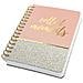 Jn601 Quaderno Per Scrivere A5 240 Fogli Nero, Rosa, Bianco - Foto miniatura 1