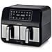 Friggitrice Air Fryer Dual Capacità 8 Litri 1700 Watt Colore Nero / Argento - Foto miniatura 1