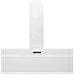 Cappa A Parete 90 Cm In Acciaio E Vetro Temperato Bianco - Foto miniatura 3