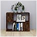 Libreria /divisorio Rovere Fumo 80x24x63 Cm - Foto miniatura 2