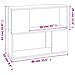 Libreria /divisorio Rovere Fumo 80x24x63 Cm - Foto miniatura 7