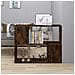 Libreria /divisorio Rovere Fumo 80x24x63 Cm - Foto miniatura 8