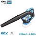 Aspirapolvere Con Soffiatore Da 20 Volt (senza Batteria O Caricabatterie) Serie Pro 37""x37"" Di Koma Tools Batteria - Foto miniatura 1