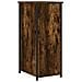 Comodino Rovere Fumo 32x42x80 Cm In Legno Multistrato - Foto miniatura 2