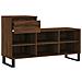 Scarpiera Rovere Marrone 102x36x60 Cm In Legno Multistrato - Foto miniatura 2