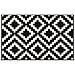 9010216020540 zerbino Zerbino decorativo Interno Rettangolare Nero, Bianco - Foto miniatura 1