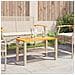 Tavolo Da Giardino Beige 70x38x42 Cm Polyrattan E Legno Acacia - Foto miniatura 3