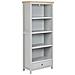 Libreria A 4 Ripiani Clio 180 Cm Grigio Chiaro - Foto miniatura 4