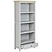 Libreria A 4 Ripiani Clio 180 Cm Grigio Chiaro - Foto miniatura 5