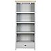 Libreria A 4 Ripiani Clio 180 Cm Grigio Chiaro - Foto miniatura 6