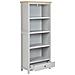 Libreria A 4 Ripiani Clio 180 Cm Grigio Chiaro - Foto miniatura 15