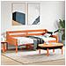 Dormeuse Senza Materasso Marrone Cera 90x190 Cm Legno Di Pino - Foto miniatura 1