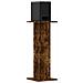 Supporti Altoparlanti 2 Pz Rovere 30x30x80 Cm Legno Multistrato - Foto miniatura 3