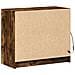 Credenza con LED Rovere Fumo 72x34x61 cm in Legno Multistrato - Foto miniatura 5