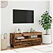 Mobile Porta TV con LED Legno Antico 100x35x40 cm Truciolato - Foto miniatura 5