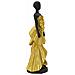 Scultura Ballerina 7 - Oro - Poliresina - 14,5x10x33 Cm - Foto miniatura 2