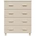Credenza Hamar Ambra 79x40x103,5 Cm In Legno Massello Di Pino - Foto miniatura 2
