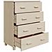 Credenza Hamar Ambra 79x40x103,5 Cm In Legno Massello Di Pino - Foto miniatura 4