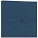 Testiera  Button Tufted Blu 100 cm in Tessuto - Foto miniatura 7