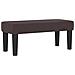 Letto Box Spring con Materasso e Panchina Marrone Scuro 90x200 cm Tessuto - Foto miniatura 6
