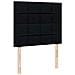 Struttura Letto Pouf con Materasso Nero 120x200 cm in Tessuto - Foto miniatura 9