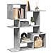 Libreria Divisorio Grigio Cemento 92x29x112 cm in Truciolato - Foto miniatura 2